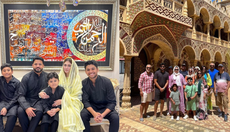 Cricketer Azhar Ali Visits Sets Of Salahuddin Ayyubi Series With Family ...